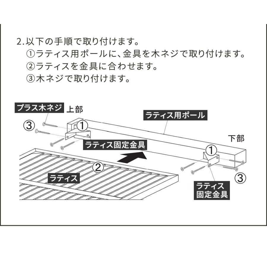 ラティス取付け金具 支柱用（40個） S-LST35-40P｜sumiten｜07