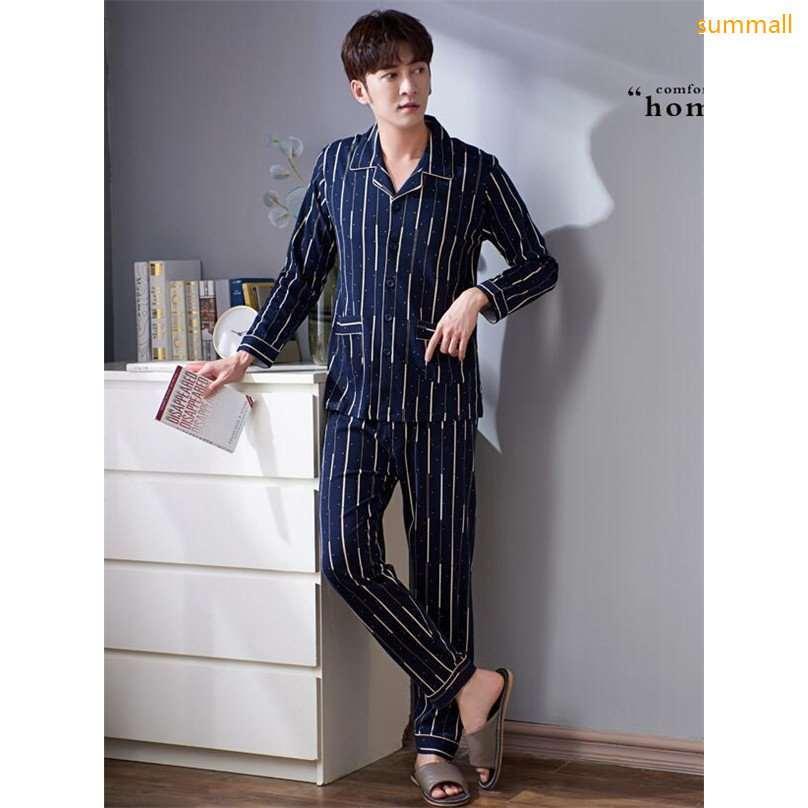 新品 正規品 パジャマ 秋冬用 多タイプ 上下セット ルームウェア 寝間着 男 高級素材 肌触りいい 綿 ストライプ 前開き 長袖 部屋着 メンズ 下着 靴下 部屋着 Nearexpirydeals Com