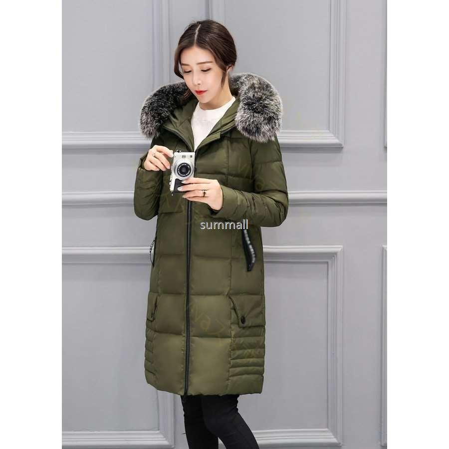 安いファッション ダウンコート レディース フード付き ダウンジャケット アウター エレガント ファスナー ロングコート 秋 冬 ファー カジュアル 防寒 防風 冬服 通勤 特価イラスト Www Superavila Com