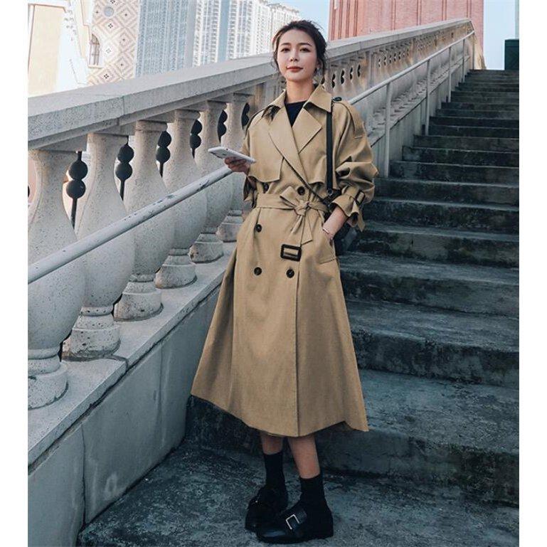 気質アップ 春 秋 チェスター ロング丈 スプリングコート レディース トレンチコート 春服 コート 50代 40代 30代 代 シンプル トレンチコート サイズ ｍ Aiitamp Org