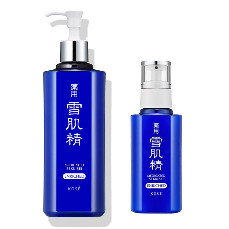 コーセー　雪肌精　ローション　500ml + 乳液　セット　エンリッチ　しっとり　（Yahoo!・サマーコスメ）