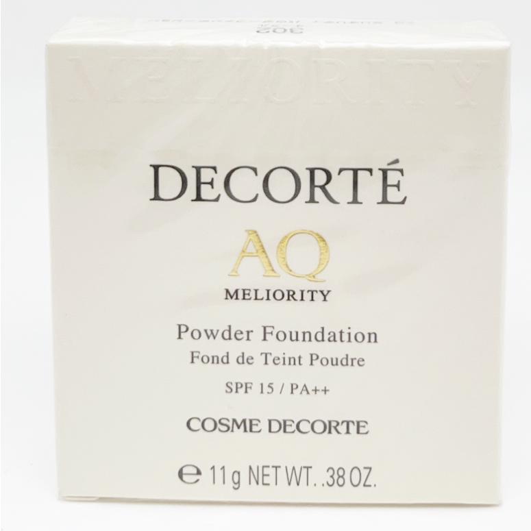 DECORTE AQ ミニオリティパウダーファンデーション 試してみた】AQ ミリオリティ トリートメント パウダー