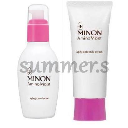 ミノン　アミノモイスト　エイジングケア　ローション・ミルククリーム　セット MINON ミノン アミノモイスト エイジングケア ローション +