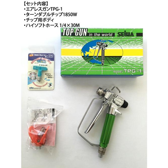 最安値に挑戦中　精和産業 ダイヤフラム式エアレス塗装機 電動エアレス スーパー60new 純正Cセット ホース30M付｜summy-net｜06