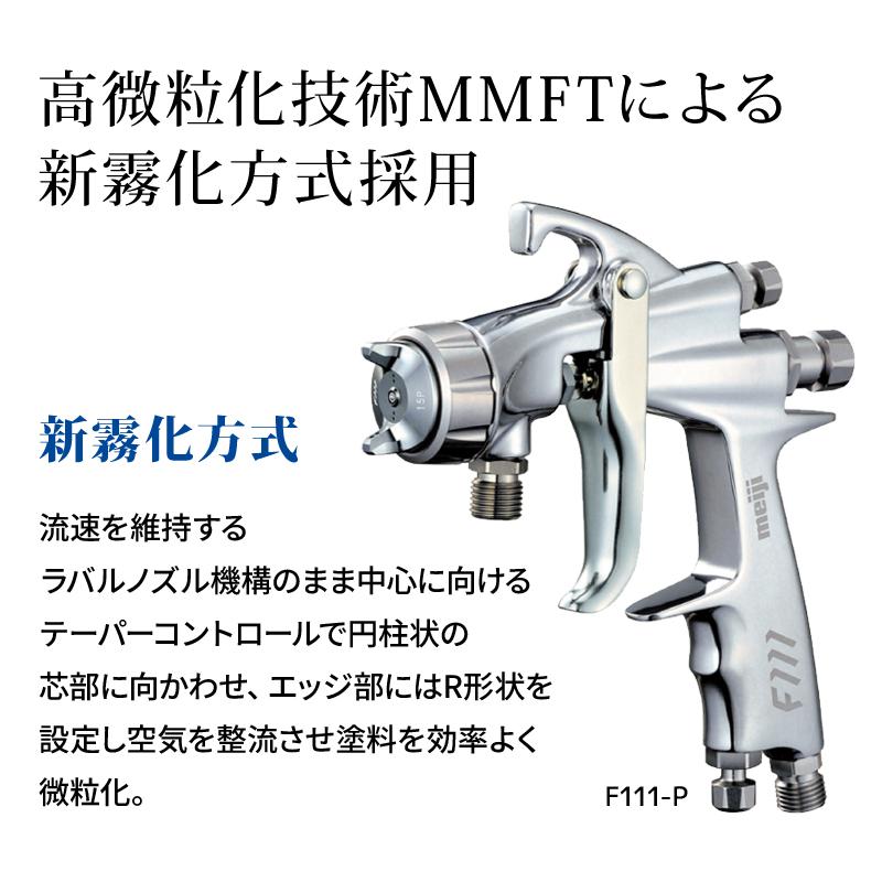 明治 ヘッド可変式長柄ハンドスプレーガン 【F111-PXC(500)】 圧送式／管長500mm（F110 後継）_2