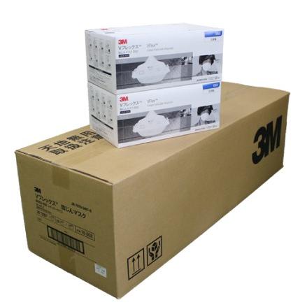 防塵マスク 3M Vフレックス 9105J-DS2  使い捨て防じんマスク 区分2　20枚入り×10箱セット の商品画像