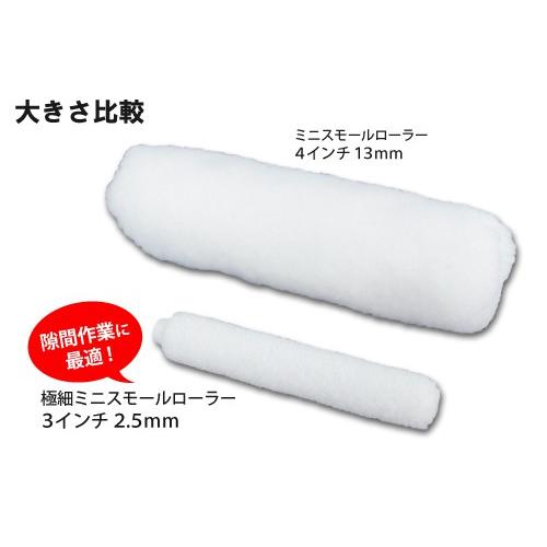 ミニスモールローラー ほほえみ 3インチ 極細(毛丈2.5mm・4.0mm・7.0mm