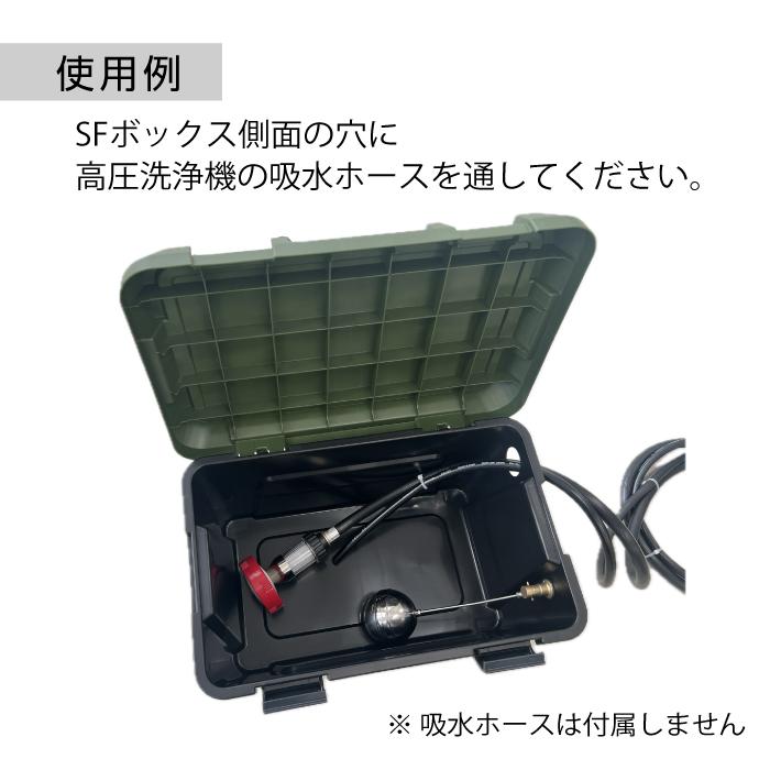 高圧洗浄機用 止水フロート付SFボックス RVボックス 5Mホース付
