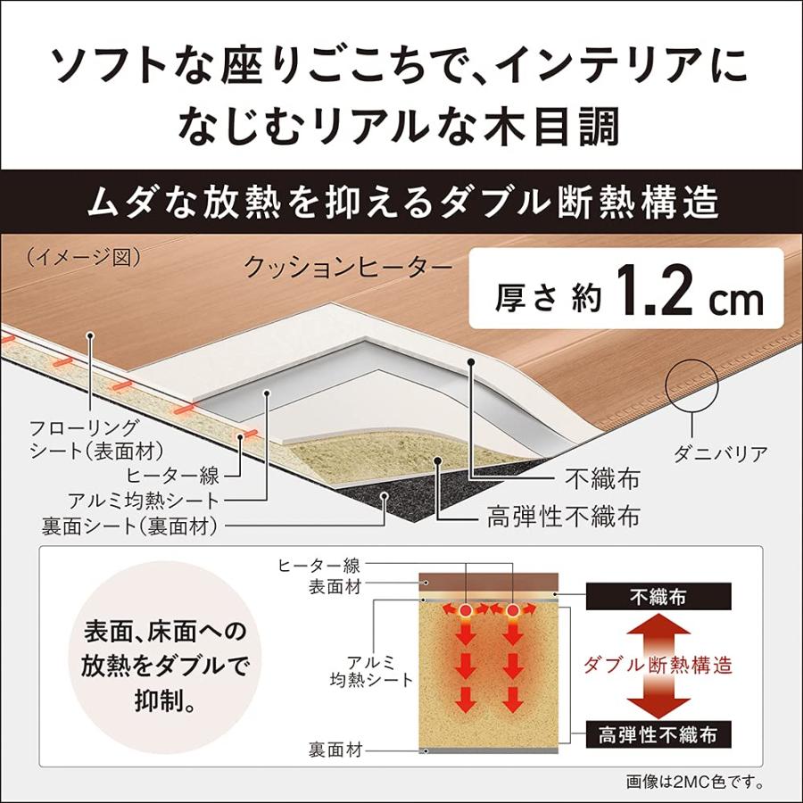 パナソニック ホットカーペット フローリングタイプ ~1畳相当 ブラウン