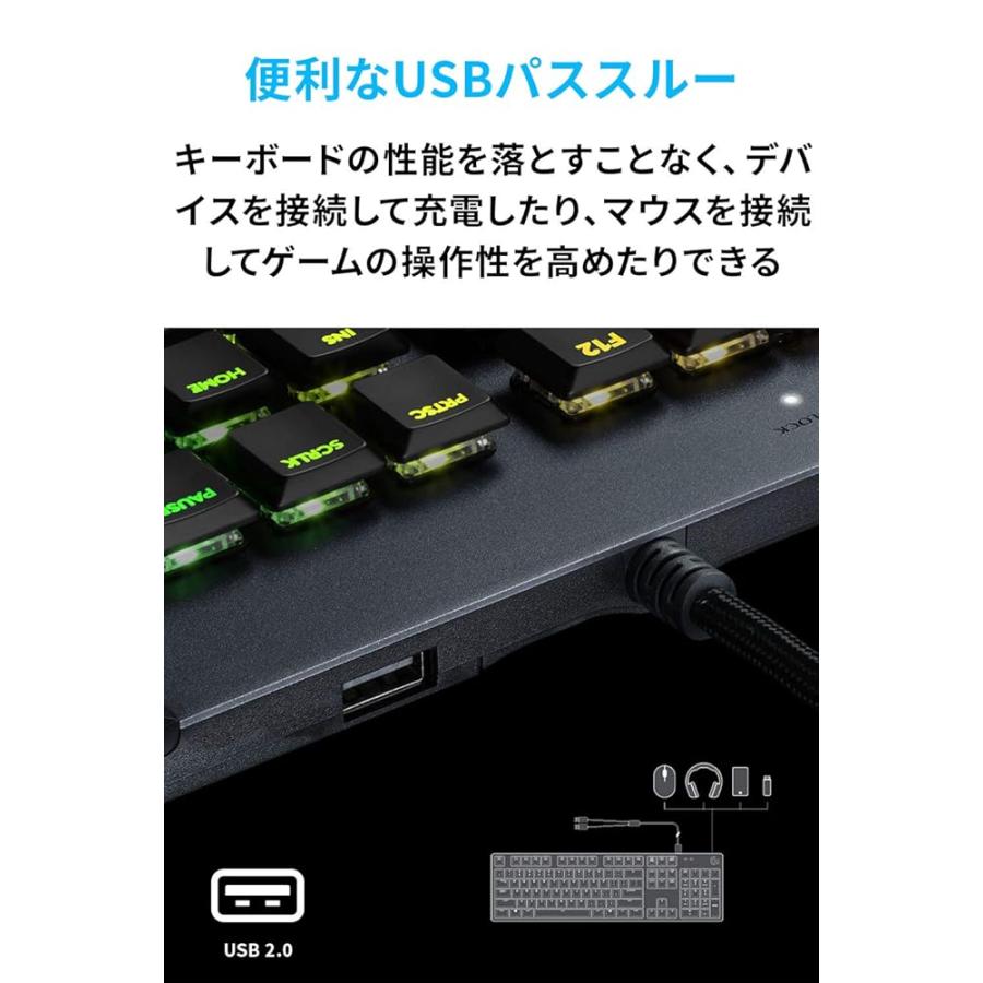 Logicool G ゲーミングキーボード G813-TC 有線 タクタイル 茶軸 GL