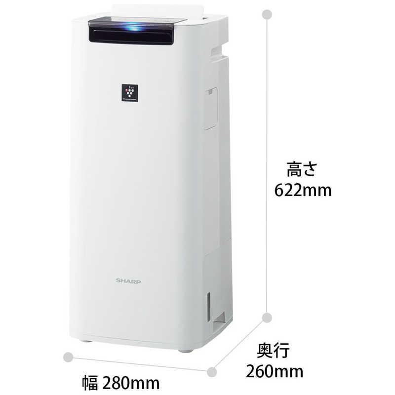 プラズマクラスター シャープ 加湿空気清浄機 PM2.5対応 KI-PS40-W