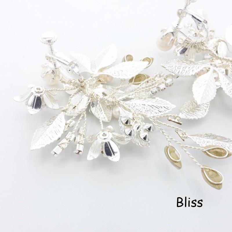 ウェディング アクセサリー【小枝 リーフ シルバー イヤリング】 |  | 04