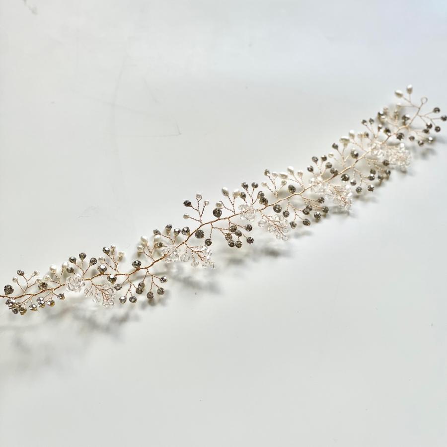 ウェディング アクセサリー【小枝 ヘッドドレス】シルバー or ゴールド より選択 |  | 05
