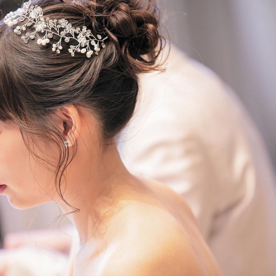 ウェディング アクセサリー【小枝 ヘッドドレス】シルバー or ゴールド より選択 |  | 01