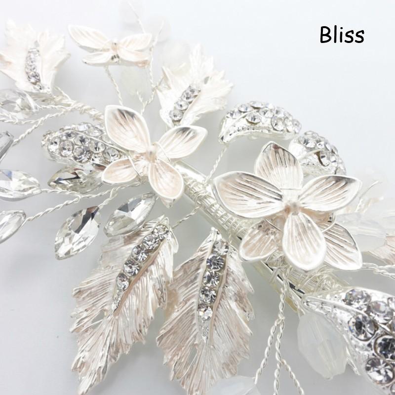 ウェディング アクセサリー【ナチュラルマットシルバーフラワー＆リーフヘッドドレス】 |  | 04