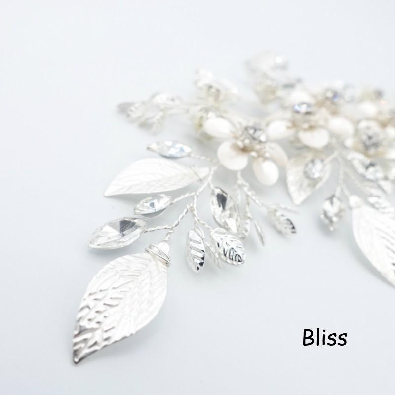 ウェディング アクセサリー【小枝 マットフラワー＆リーフヘッドドレス】 |  | 03