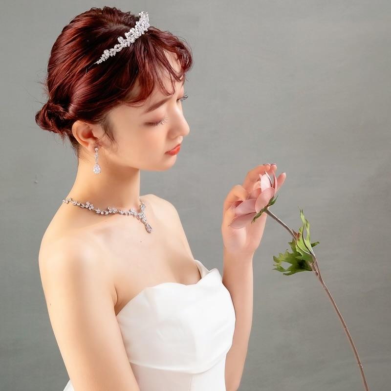 ウェディング アクセサリー【キュービック ジルコニア マーキス ティアラ 】 |  | 05