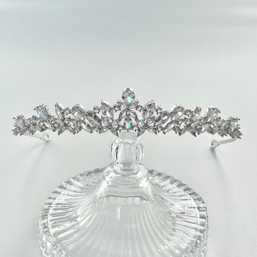 ウェディング アクセサリー【キュービック ジルコニア マーキス ティアラ 】 |  | 01