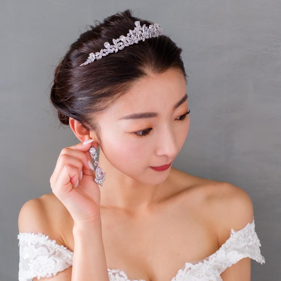 ウェディング アクセサリー【キュービック ジルコニア マーキス ティアラ 】 |  | 08