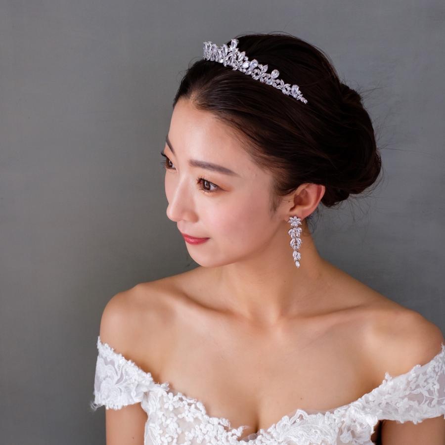 ウェディング アクセサリー【キュービック ジルコニア マーキス ティアラ 】 |  | 09