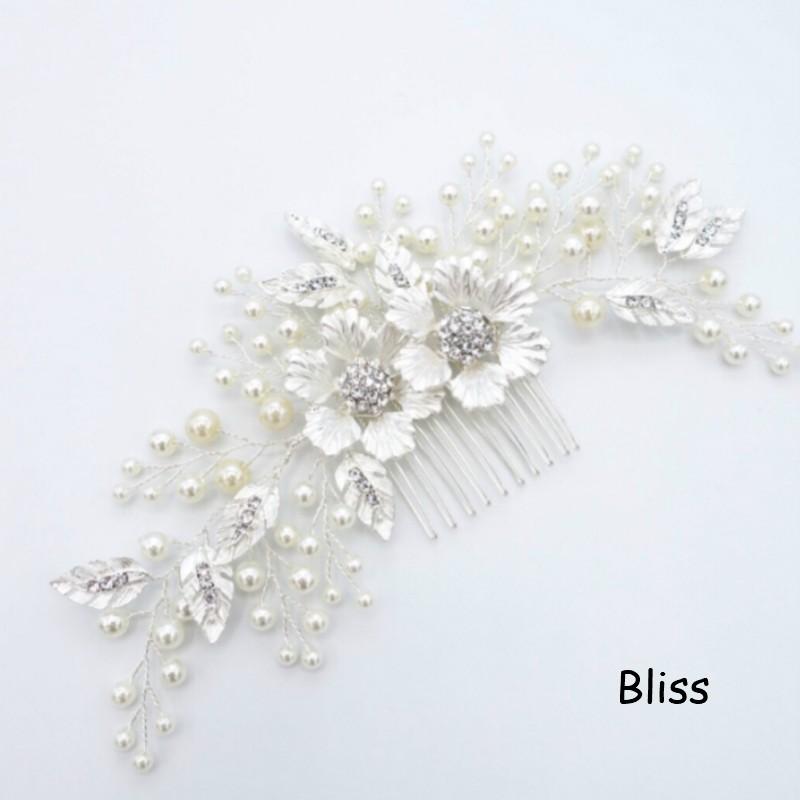ウェディング アクセサリー【小枝 フラワーパールヘッドドレス】 |  | 01