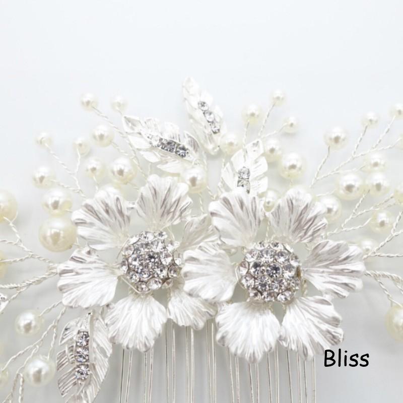 ウェディング アクセサリー【小枝 フラワーパールヘッドドレス】 |  | 02