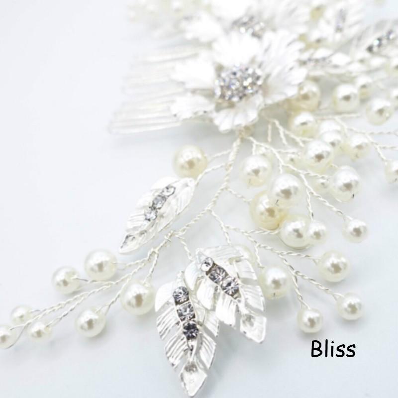 ウェディング アクセサリー【小枝 フラワーパールヘッドドレス】 |  | 03