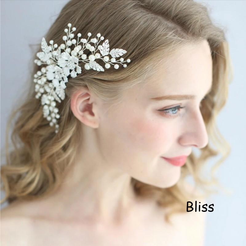 ウェディング アクセサリー【小枝 フラワーパールヘッドドレス】 |  | 05