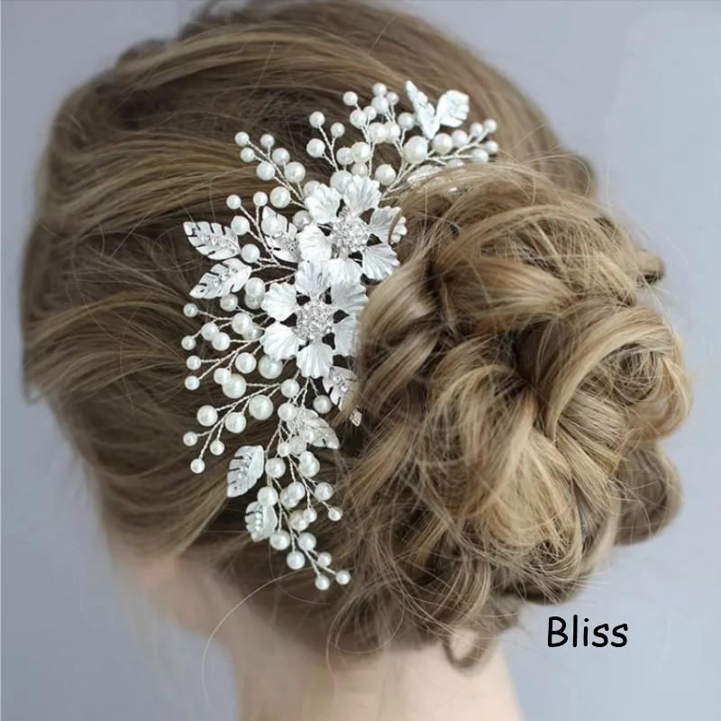 ウェディング アクセサリー【小枝 フラワーパールヘッドドレス】 |  | 06