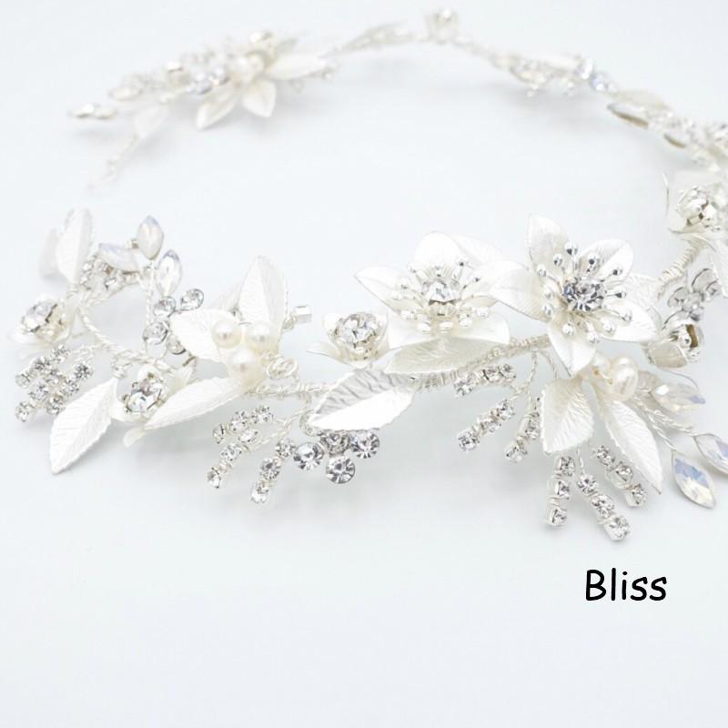 ウェディング アクセサリー【小枝 リーフ シルバー ヘッドドレス】 |  | 05