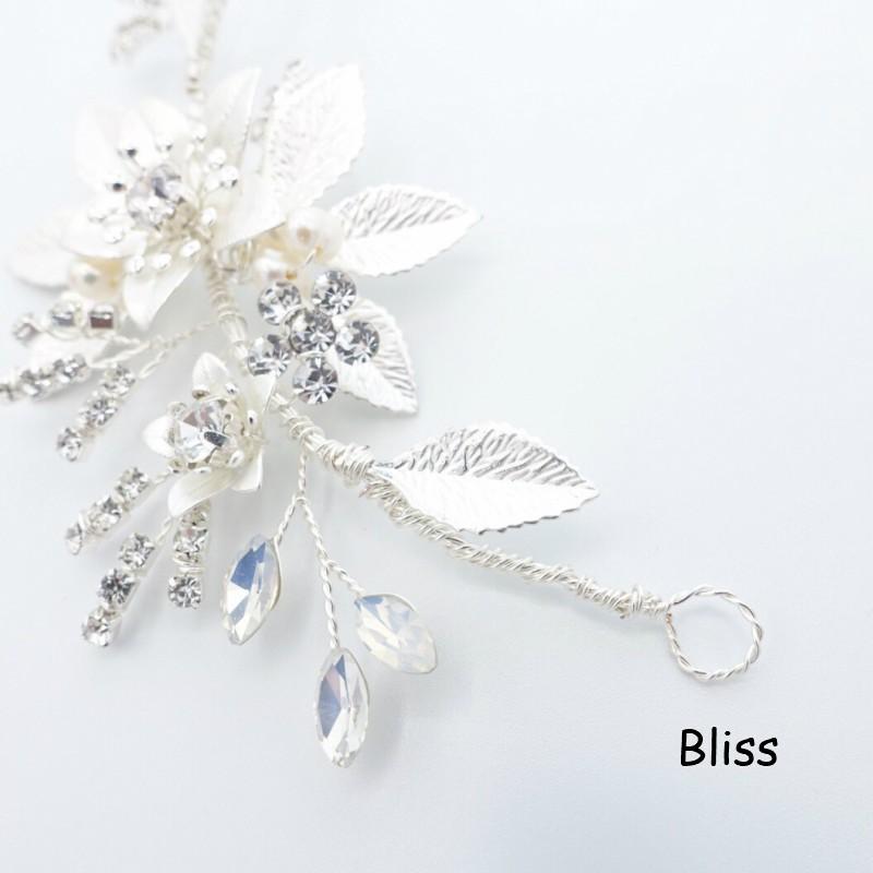 ウェディング アクセサリー【小枝 リーフ シルバー ヘッドドレス】 |  | 07