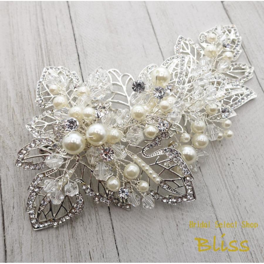 ウェディング アクセサリー【リーフフラワーボンネ】 |  | 01