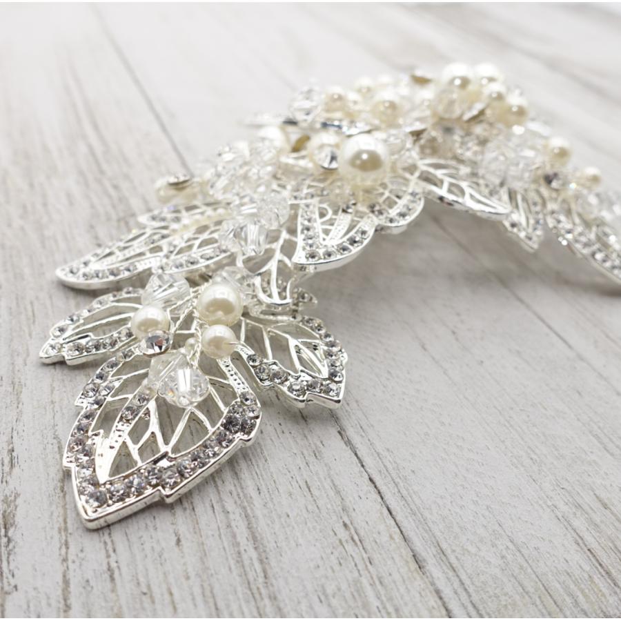 ウェディング アクセサリー【リーフフラワーボンネ】 |  | 04