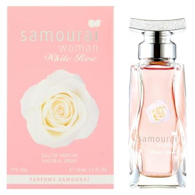 ◆送料無料!! アウトレット品【samourai woman】香水◆サムライウーマン ホワイトローズ オードパルファム EDP 40ml◆（Yahoo!・香水通販スモルマ）