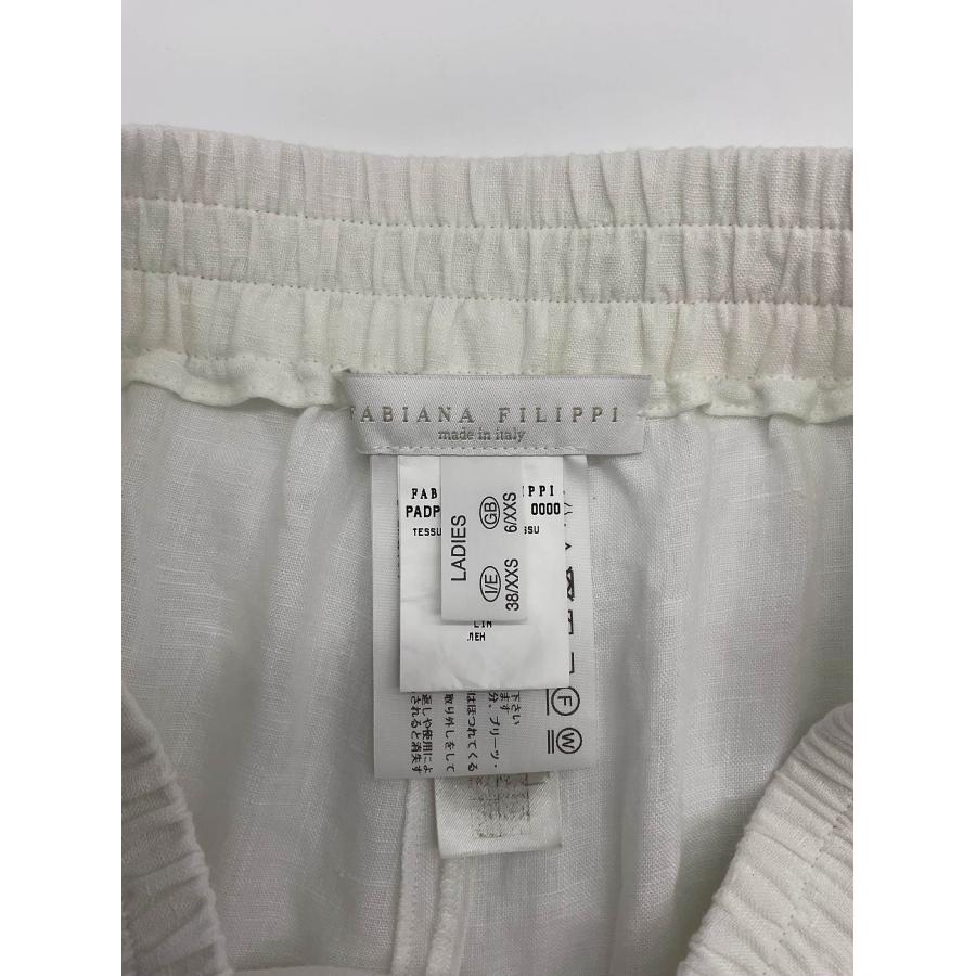 Fabiana Filippi ファビアナフィリッピ 38 ホワイト リネンワイド  