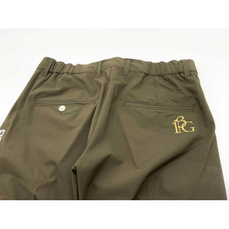 サイズS【未使用】1PIU1UGUALE3 GOLF サイドロゴタックパンツ K 1PIU1UGUALE3 GOLF 3 / S カーキ TUCK SLACKS サイドロゴタック