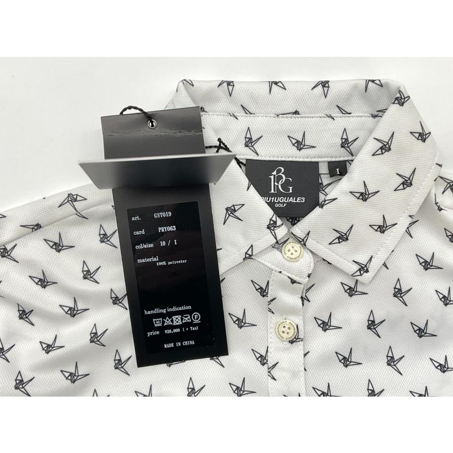 サイズM【未使用】1piu1uguale3 GOLF 折鶴格子半袖ポロ B 1PIU1UGUALE3 GOLF 1 ホワイト 折鶴格子半袖ポロシャツ : TREND