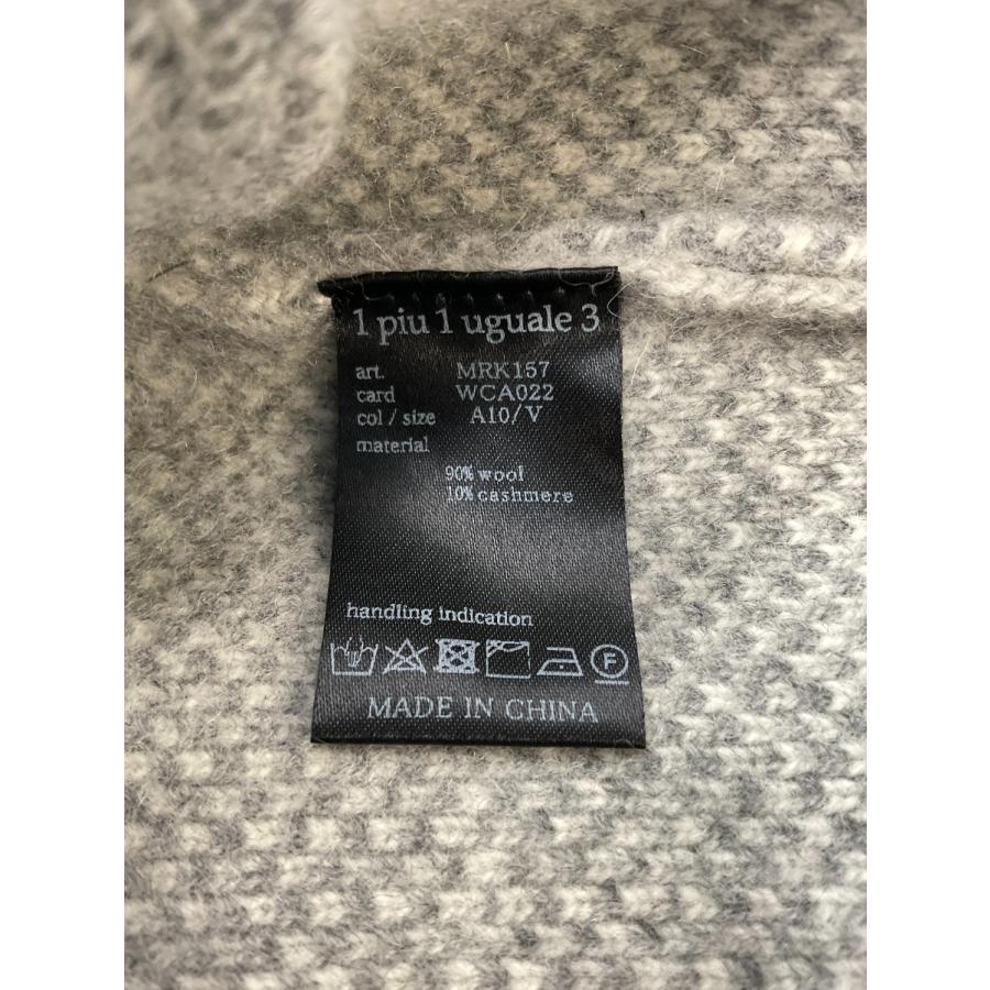 未使用】1PIU1UGUALE3 カモ柄 カシミヤ混 ニット ガウン サイズ4