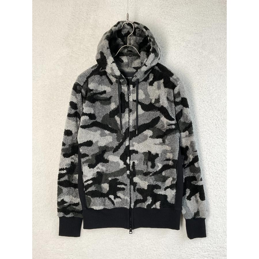 未使用 1piu1uguale3 ウノピゥウ 5 ブラック調 ZIP PARKA ジップ