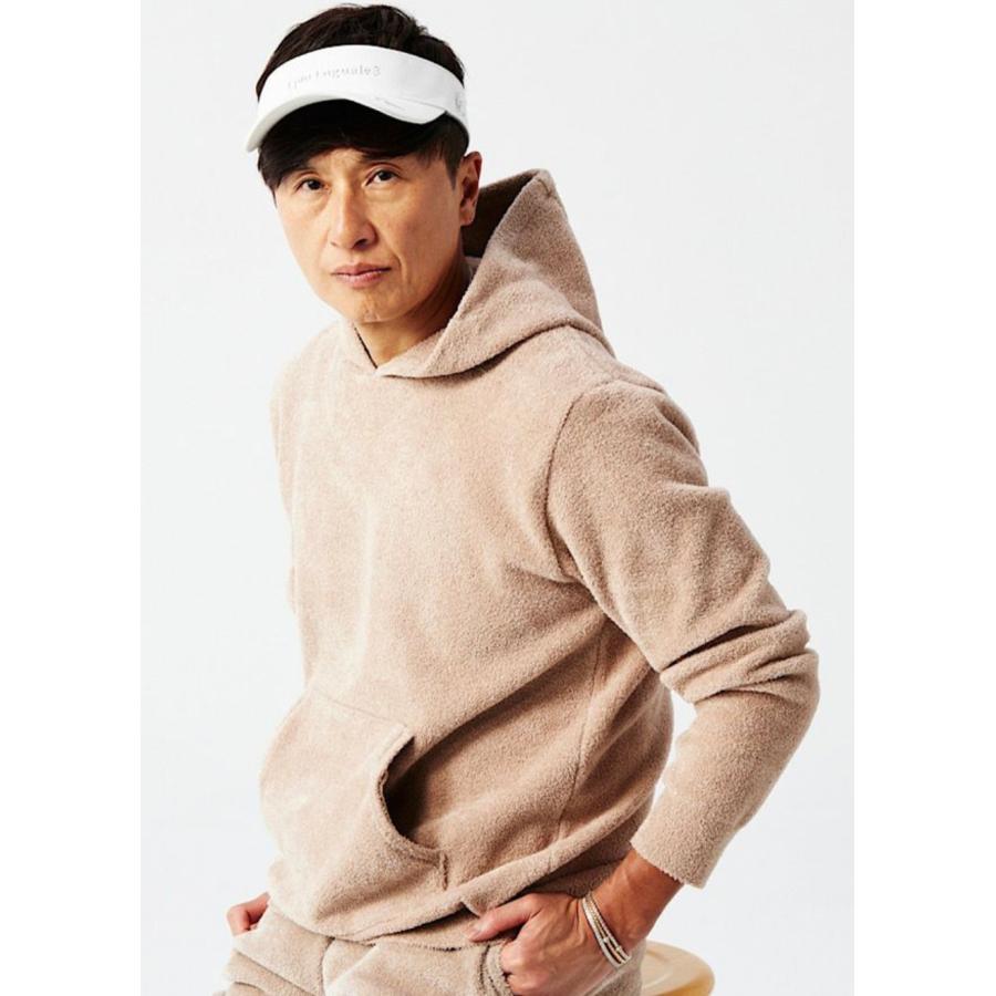 S【未使用】1PIU1UGUALE3 GOLF×戸賀敬城 シャギーパーカー BR 未使用】1PIU1UGUALE3 GOLF×戸賀敬城 ロゴシャギーパーカー 3 未