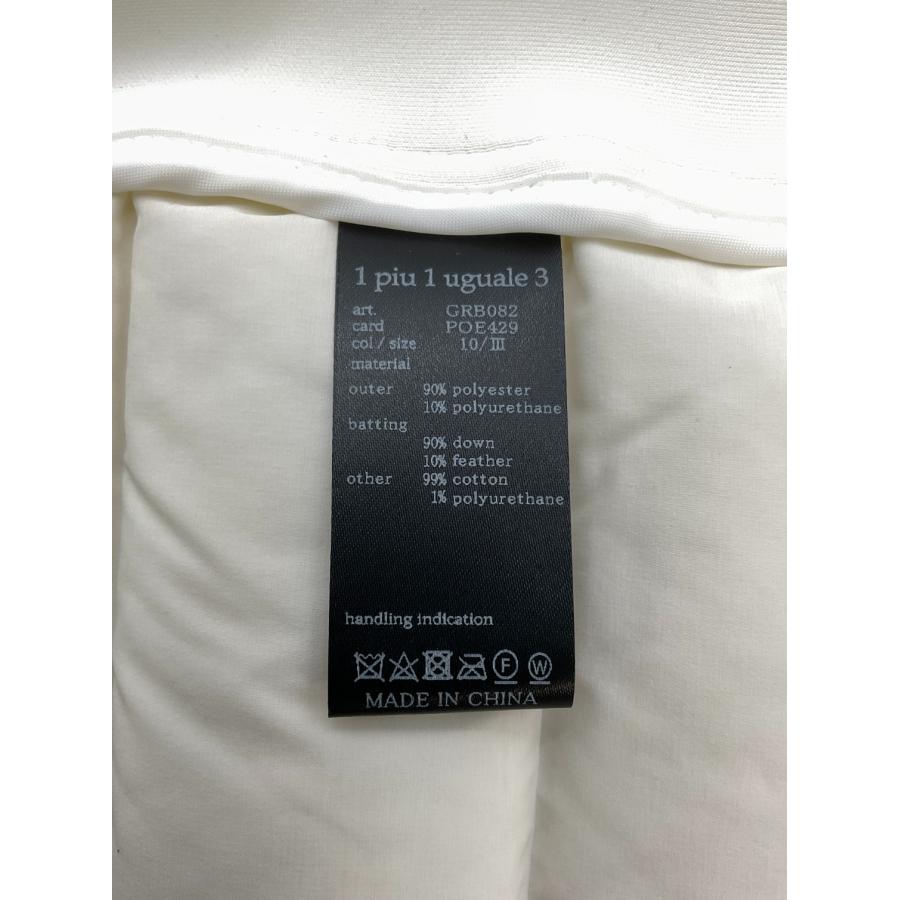 未使用 1PIU1UGUALE3 GOLF 3 ホワイト GOLF ロゴダウンブルゾン未使用