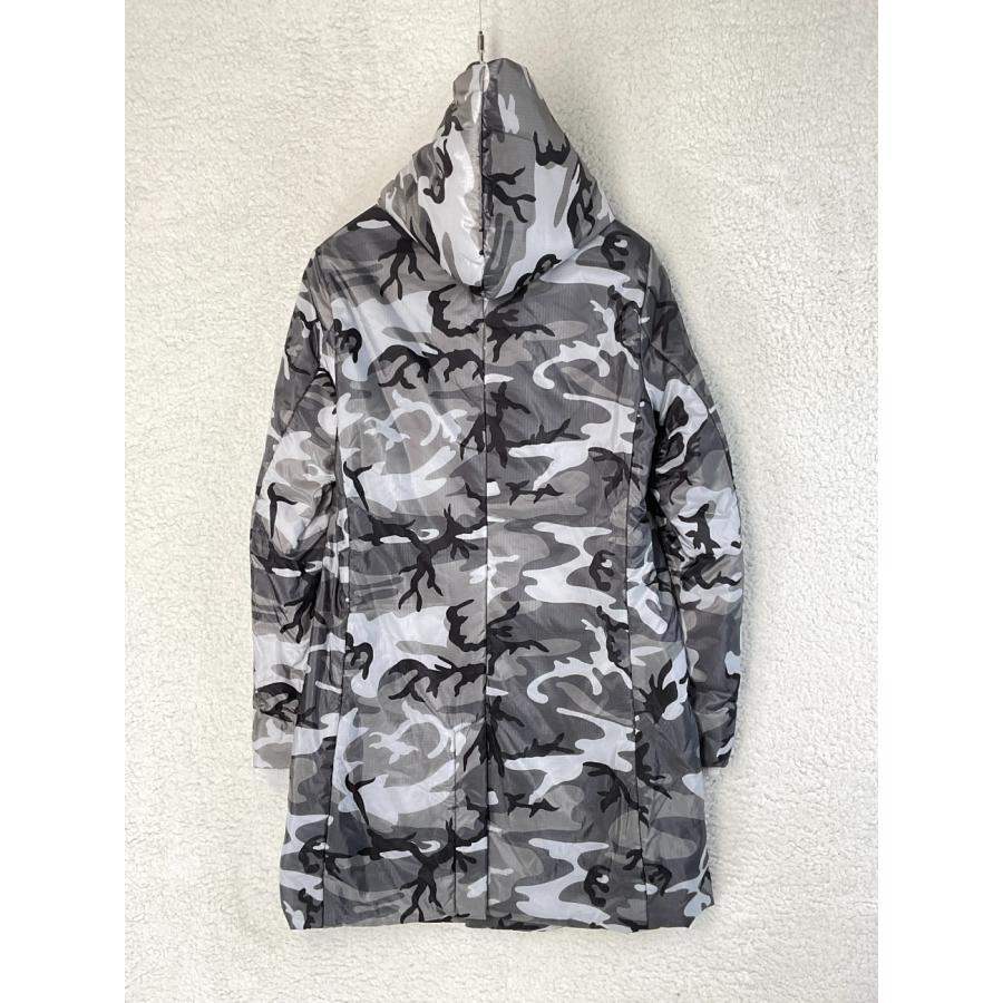 【新品】1piu1uguale3 ネクストラップ フーデッドコート　中綿 5 未使用 1piu1uguale3 ウノピゥウ 5 グレー NEXT WRAP HOODED COAT