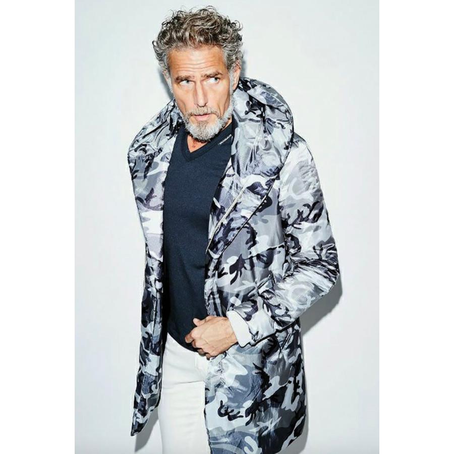 【新品】1piu1uguale3 ネクストラップ フーデッドコート　中綿 5 未使用 1piu1uguale3 ウノピゥウ 5 グレー NEXT WRAP HOODED COAT