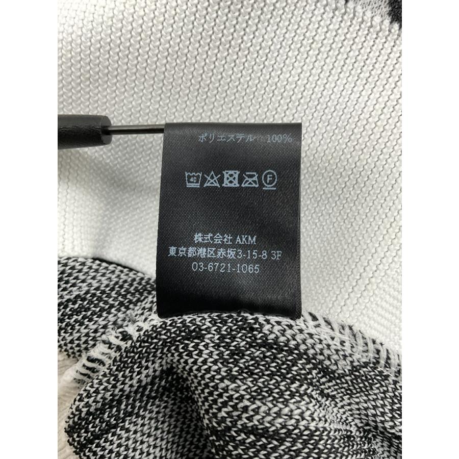 1PIU1UGUALE3 GOLF 総ロゴ ニット セーター 白黒 Ⅳ