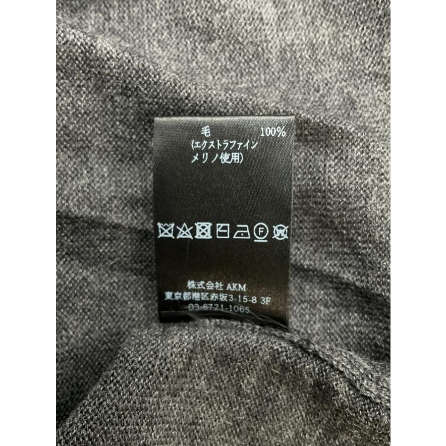 【未使用品】1PIU1UGUALE3 クルーネックニット サイズ5 未使用 1piu1uguale3 ウノピゥウ 5 ダークグレー V-NECKニット