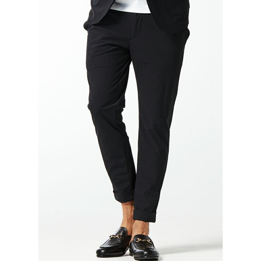 未使用 AKM M ブラック TM ICE SWING EASY PANTS スウィング