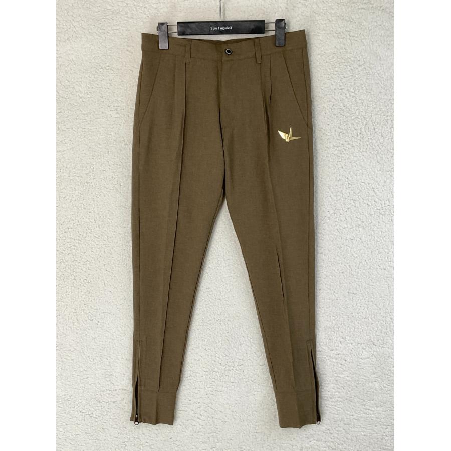 未使用 1PIU1UGUALE3 GOLF×戸賀敬城 3 ブラウン PINTUCK PANTS 未使用 1PIU1UGUALE3 GOLF×戸賀敬城 3 ブラウン PINTUCK PANTS