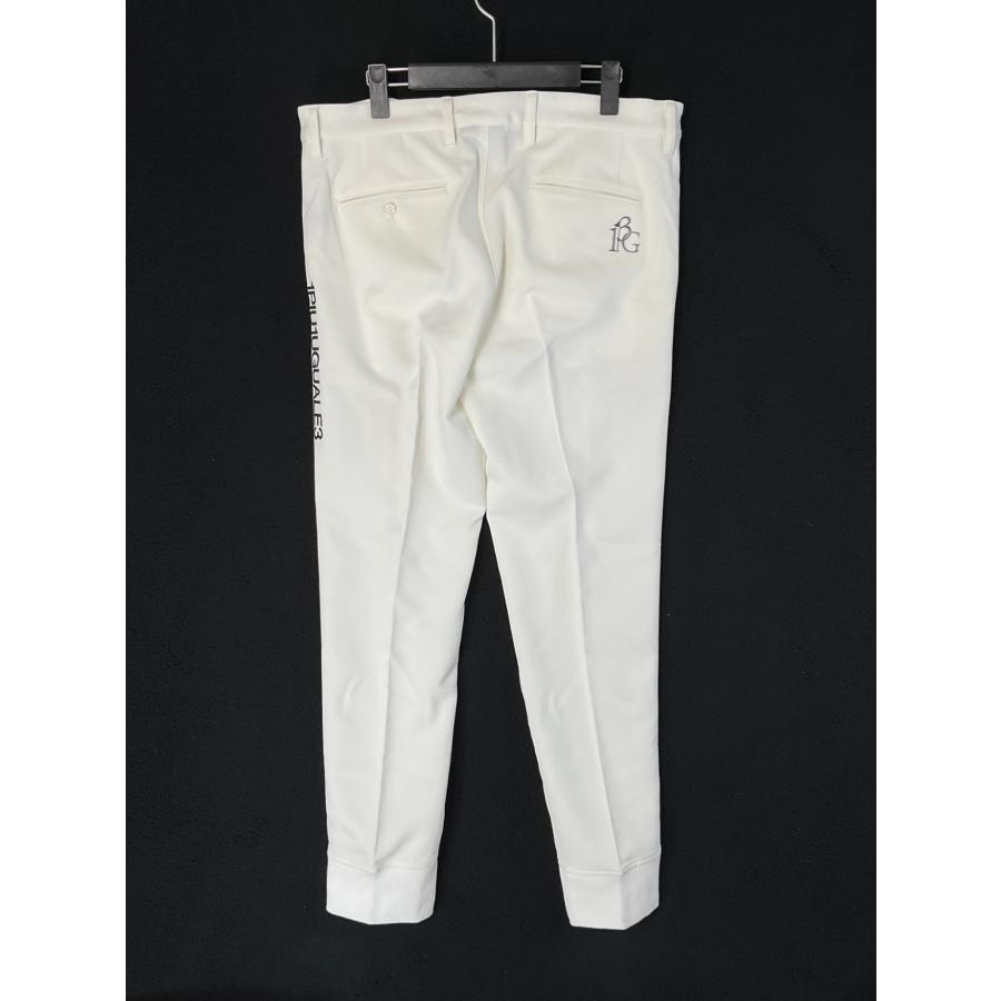 未使用 1PIU1UGUALE3 GOLF 7 ホワイト RIB PANTS リブパンツ 未使用 1PIU1UGUALE3 GOLF 7 ホワイト RIB PANTS リブパンツ