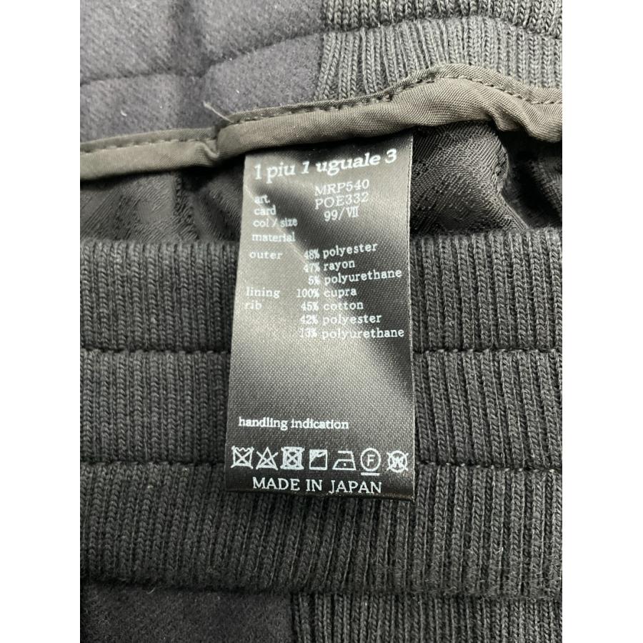 未使用 1piu1uguale3 ウノピゥウ 7 ブラック RIB SLACKS リブ
