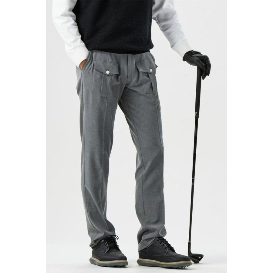 未使用 1PIU1UGUALE3 GOLF 3 グレー G.LONG PANTS BUSHブッシュ 未使用 1PIU1UGUALE3 GOLF 3 グレー G.LONG PANTS BUSHブッシュ